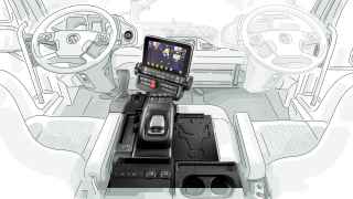 Noul calculator de bord al autovehiculului UNIMOG pentru transportul echipamentelor